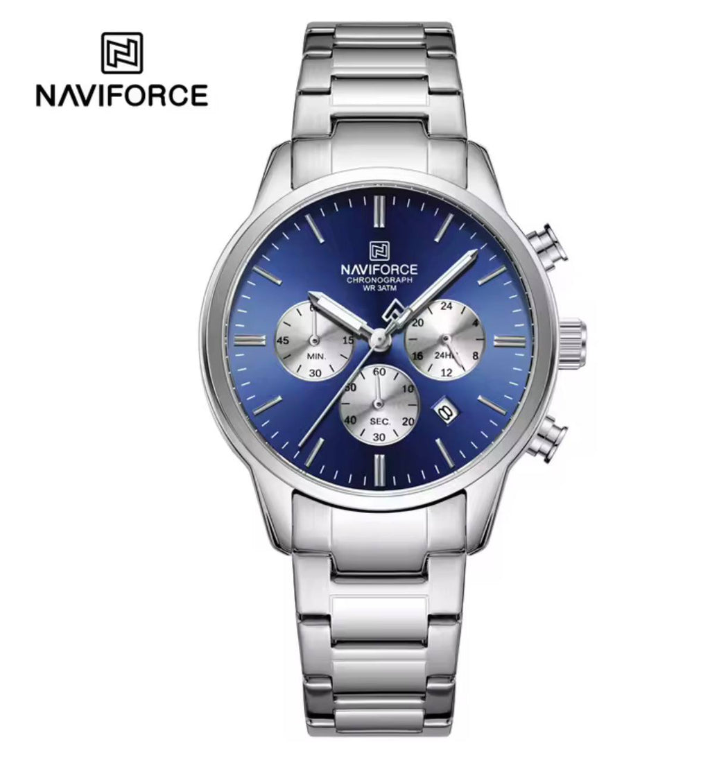Montre Chronographe Naviforce Acier Inoxydable