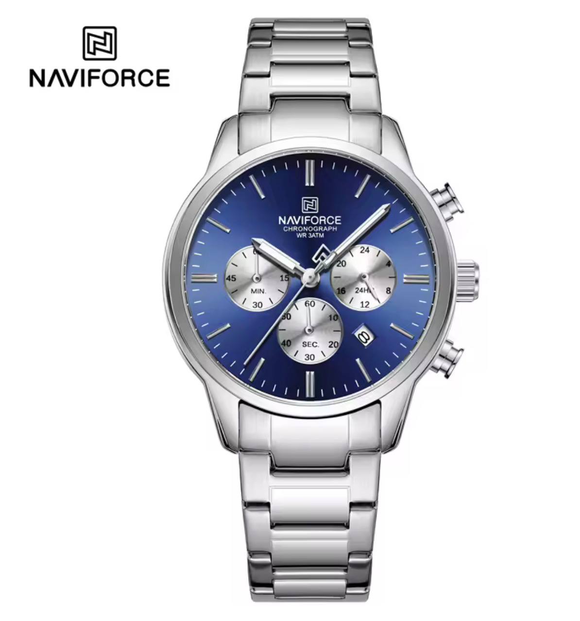 Montre Chronographe Naviforce Acier Inoxydable