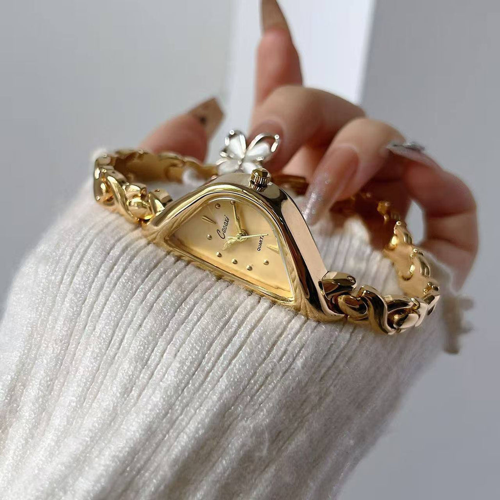 Montre Cacaxi Design Triangle Doré