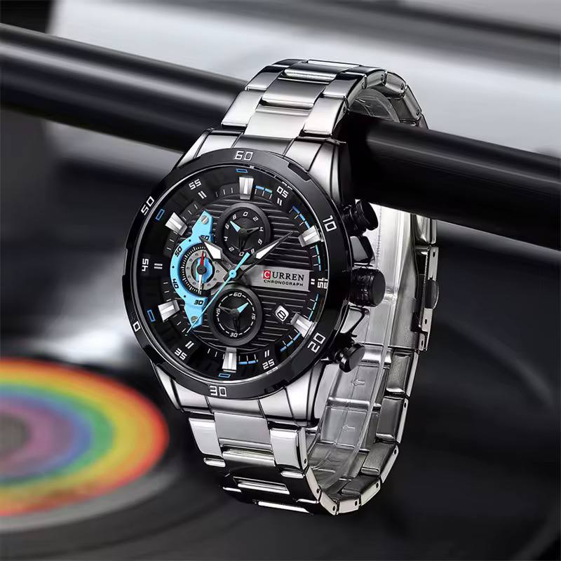 Montre Curren Chronographe Sport Homme