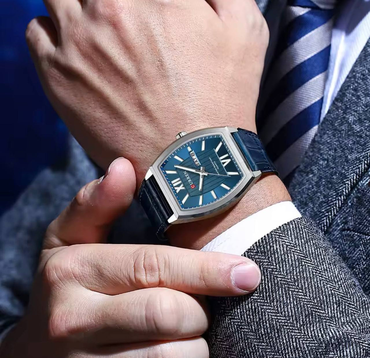 Montre Curren Tonneau Élégance