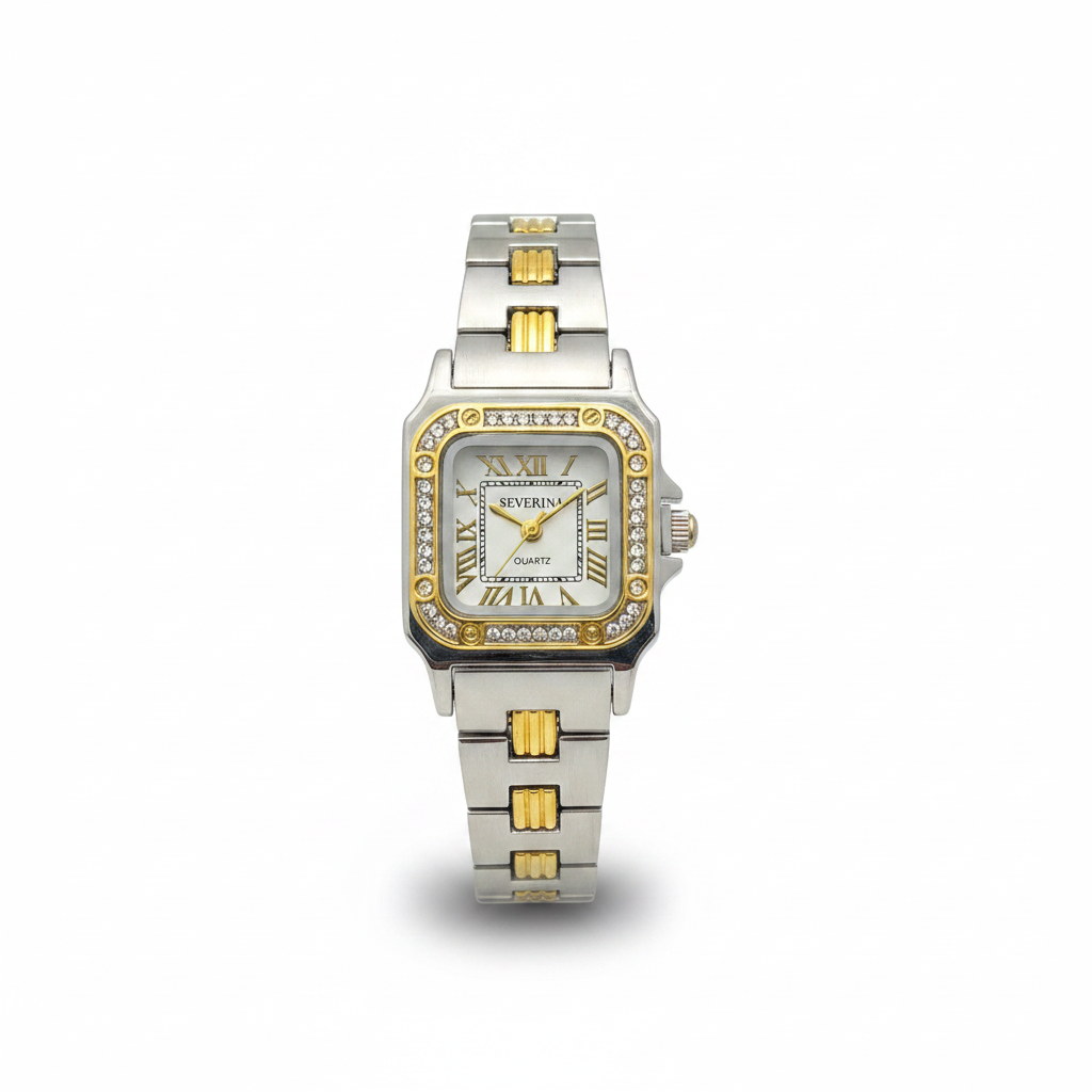 Montre Femme Élégante Sertie de Strass