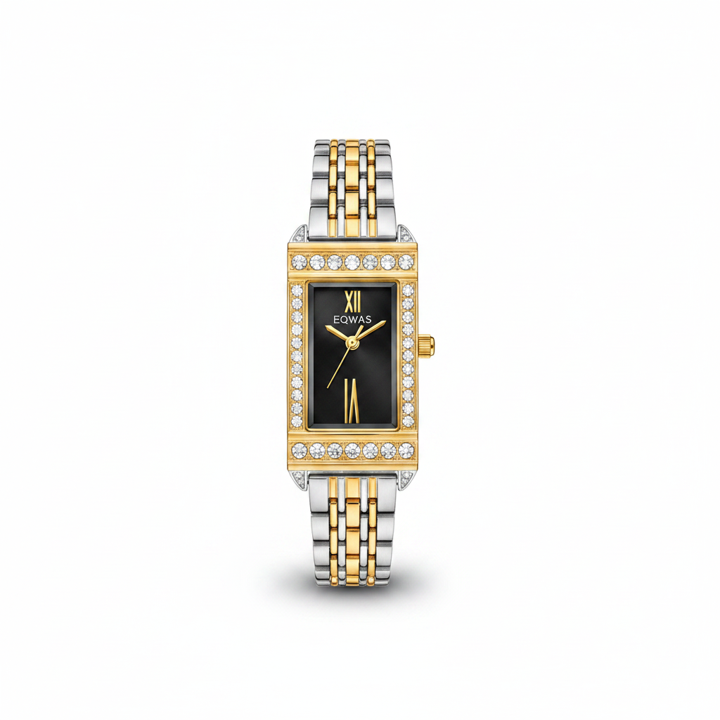 Montre Femme Rectangulaire Strass