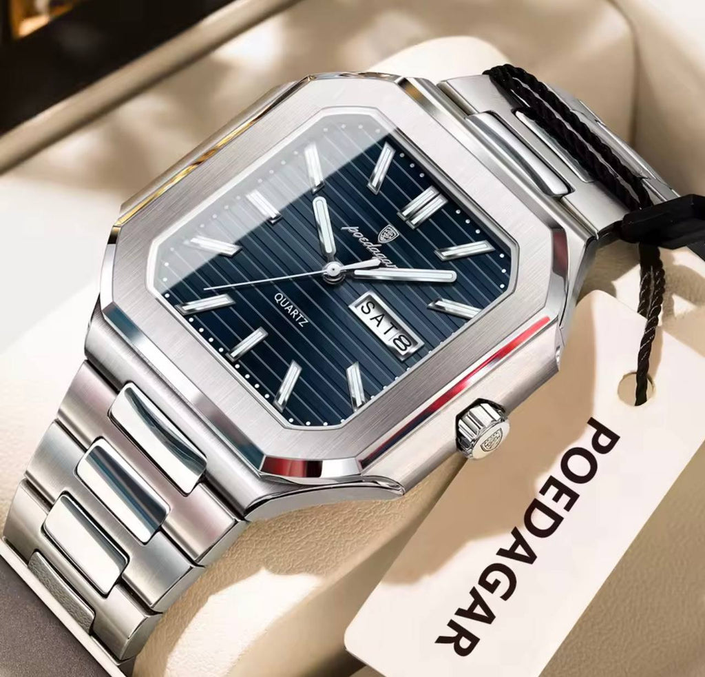 Montre Poedagar Carrée Élégante