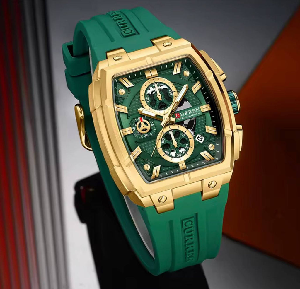 Montre Curren Chronographe Tonneau