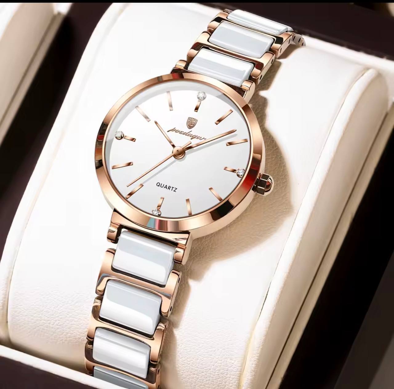 Montre Femme POEDAGAR Élégance Céramique