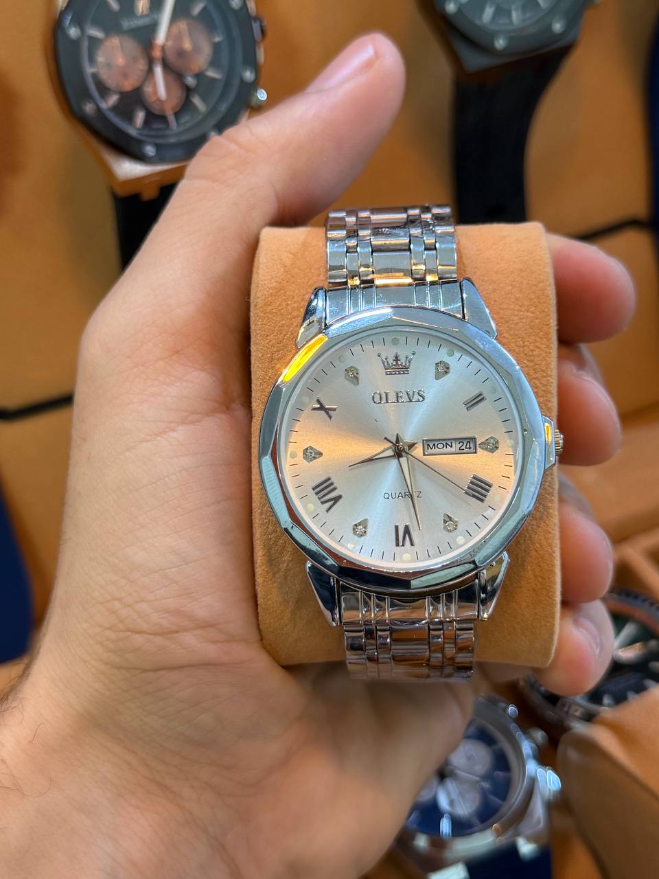 Montre OLEVS Classique Acier Inoxydable