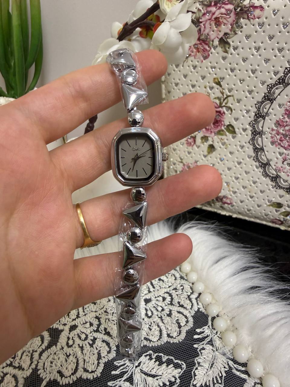 Montre GEDI Bracelet Bijou Chaîne Triangle