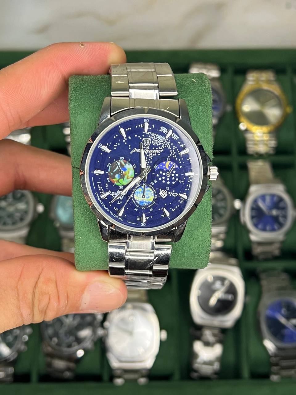 Montre POEDAGAR Galaxie Chronographe