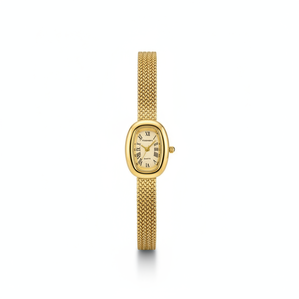 Montre Femme Ovale Duke Nicle Bracelet Maille Milanaise