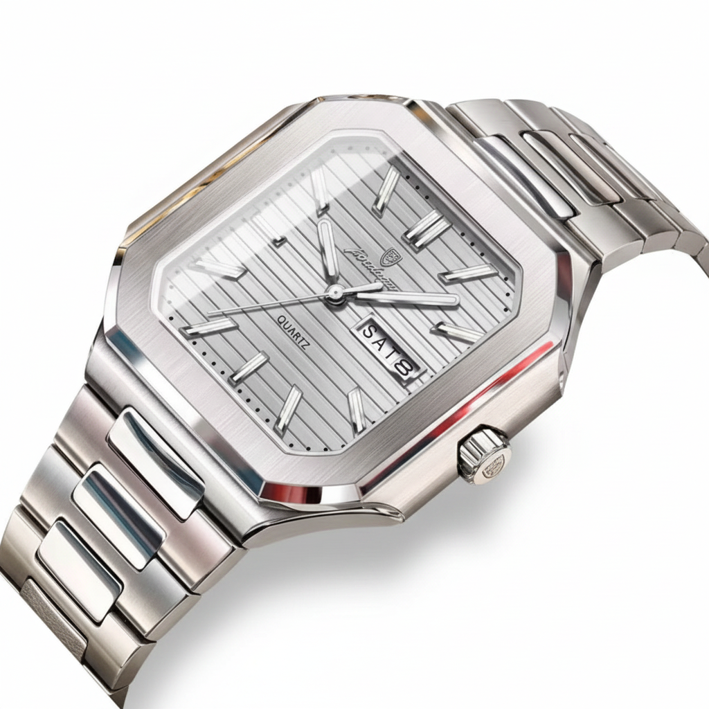 Montre Poedagar Carrée Élégante