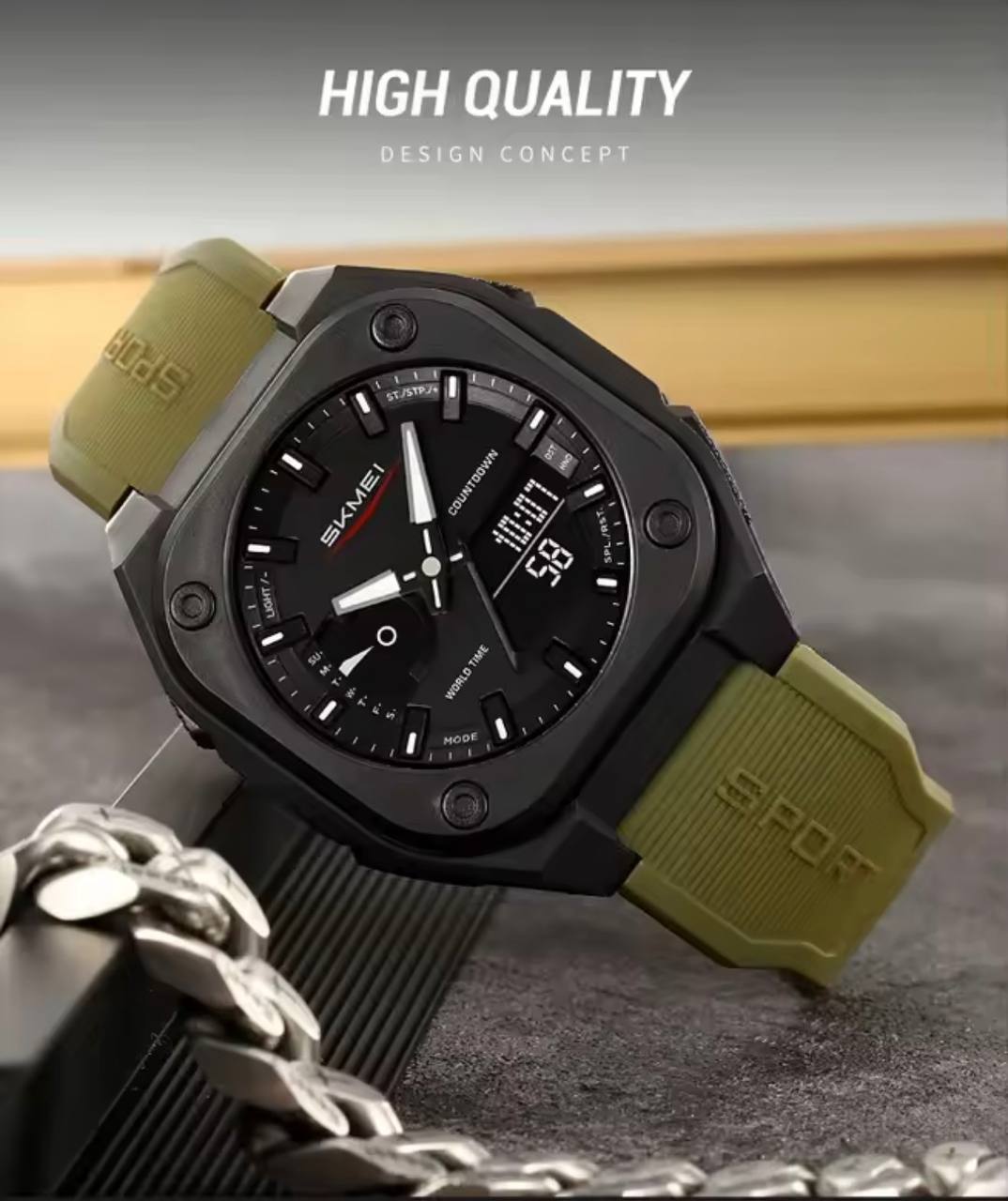 Montre Sport Design Robuste