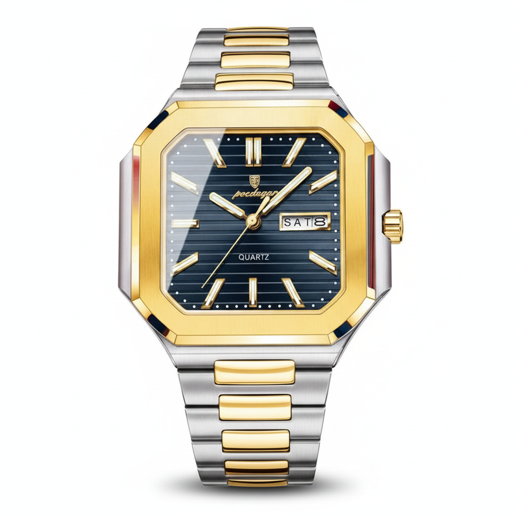 Montre Poedagar Carrée Élégante