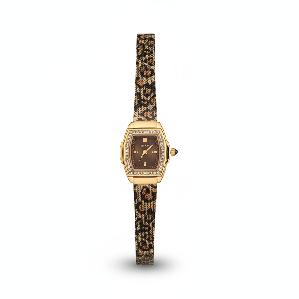 Montre IEKE Léopard STRASS
