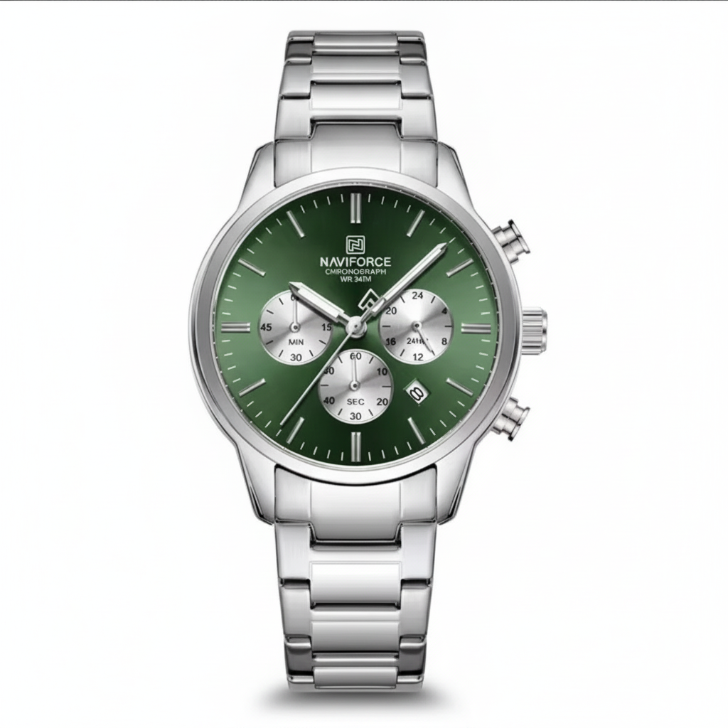 Montre Chronographe Naviforce Acier Inoxydable