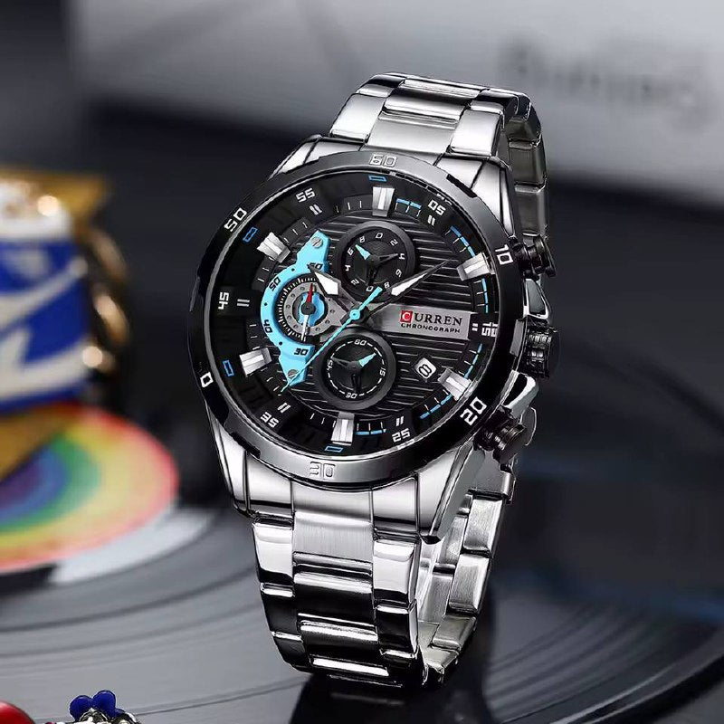 Montre Curren Chronographe Sport Homme