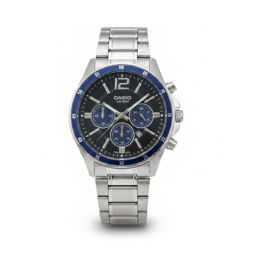 Montre Casio Chronographe Homme Bracelet Acier
