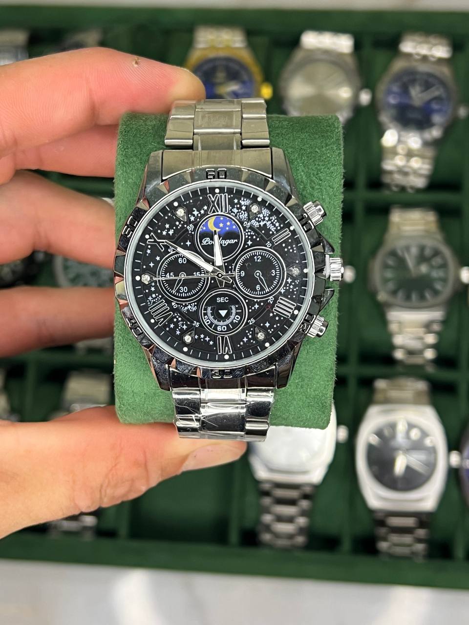 Montre Poedagar Chronographe Céleste