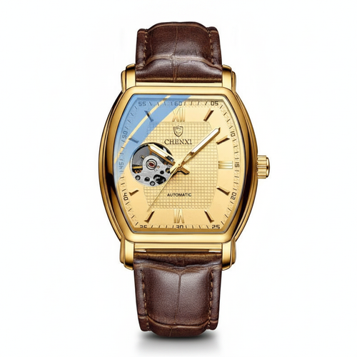 Montre Chenxi Automatique Squelette Tonneau