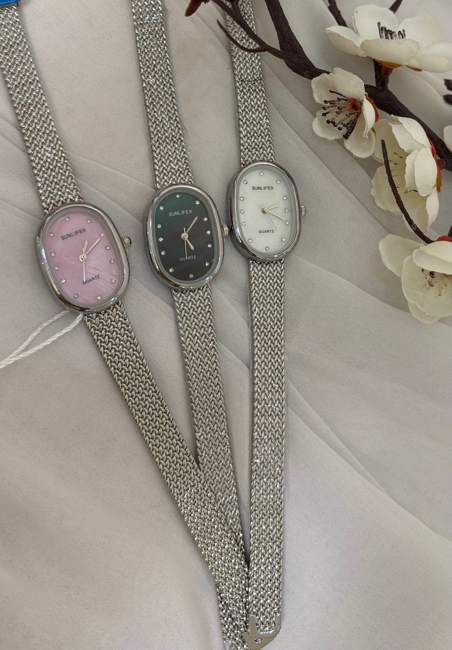 Montre Élégante Bracelet Maille Milanaise