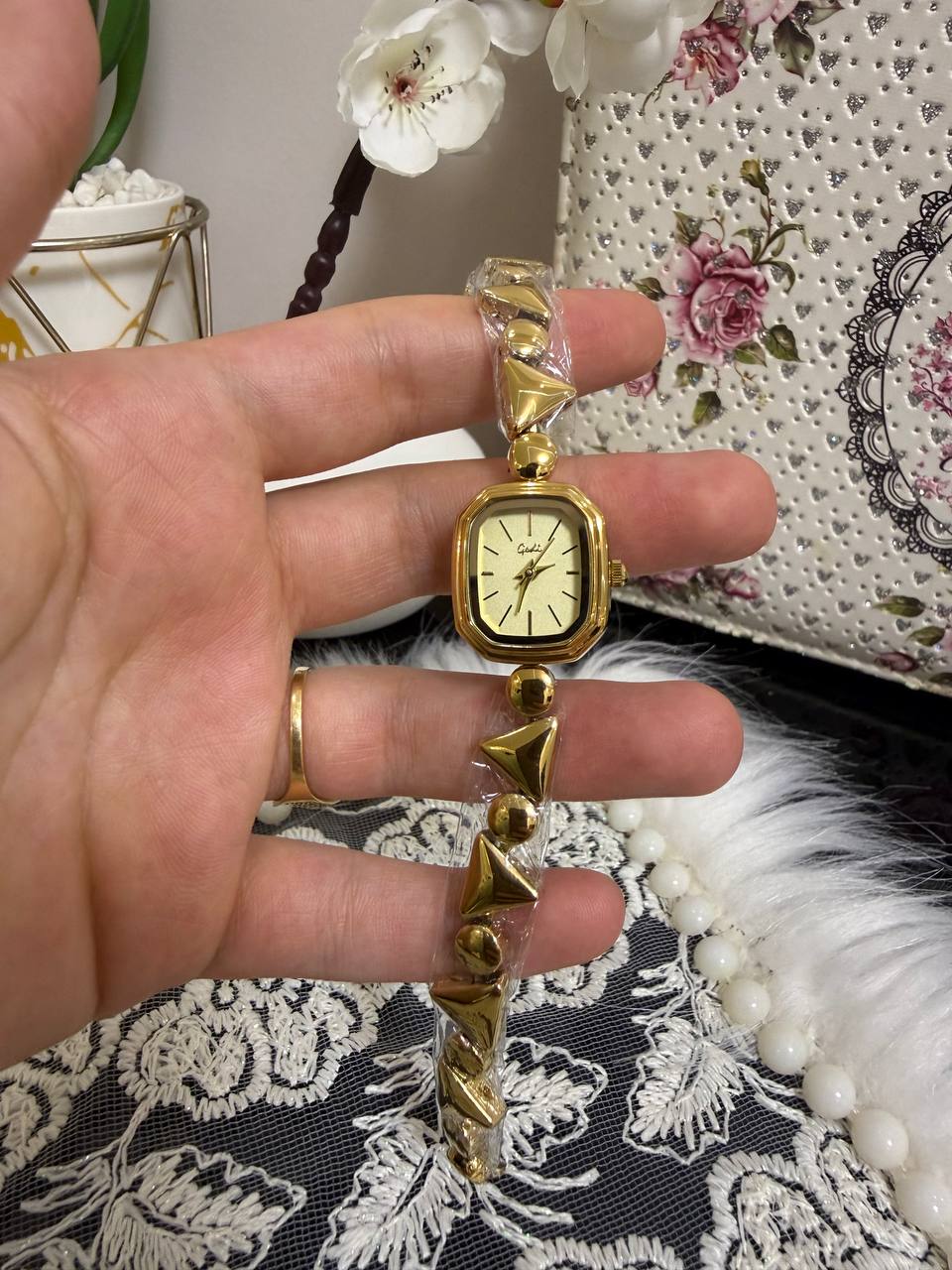Montre GEDI Bracelet Bijou Chaîne Triangle