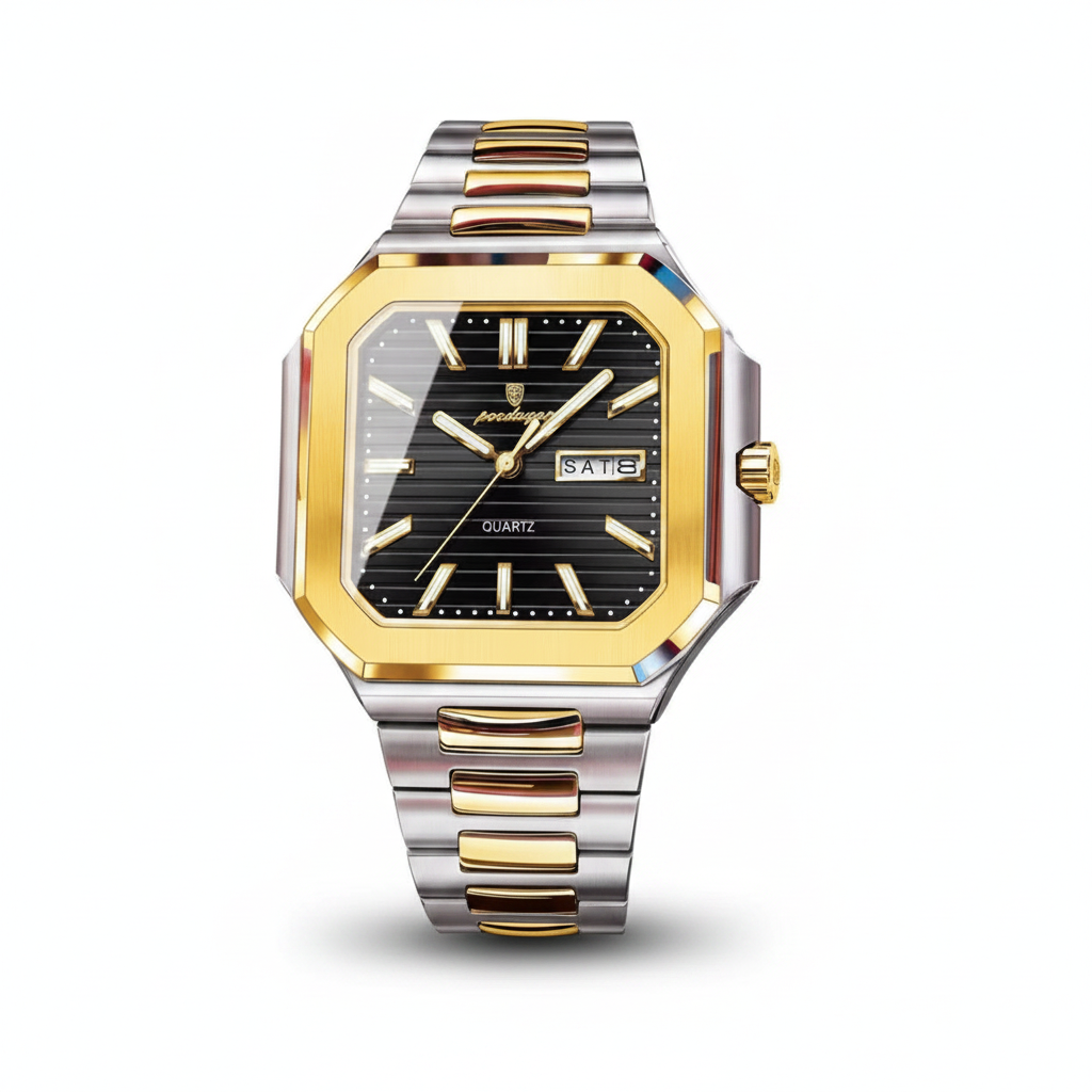 Montre Poedagar Carrée Élégante