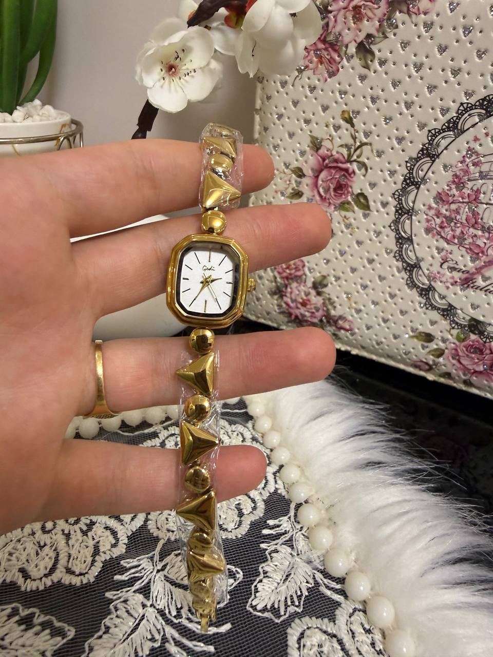 Montre GEDI Bracelet Bijou Chaîne Triangle
