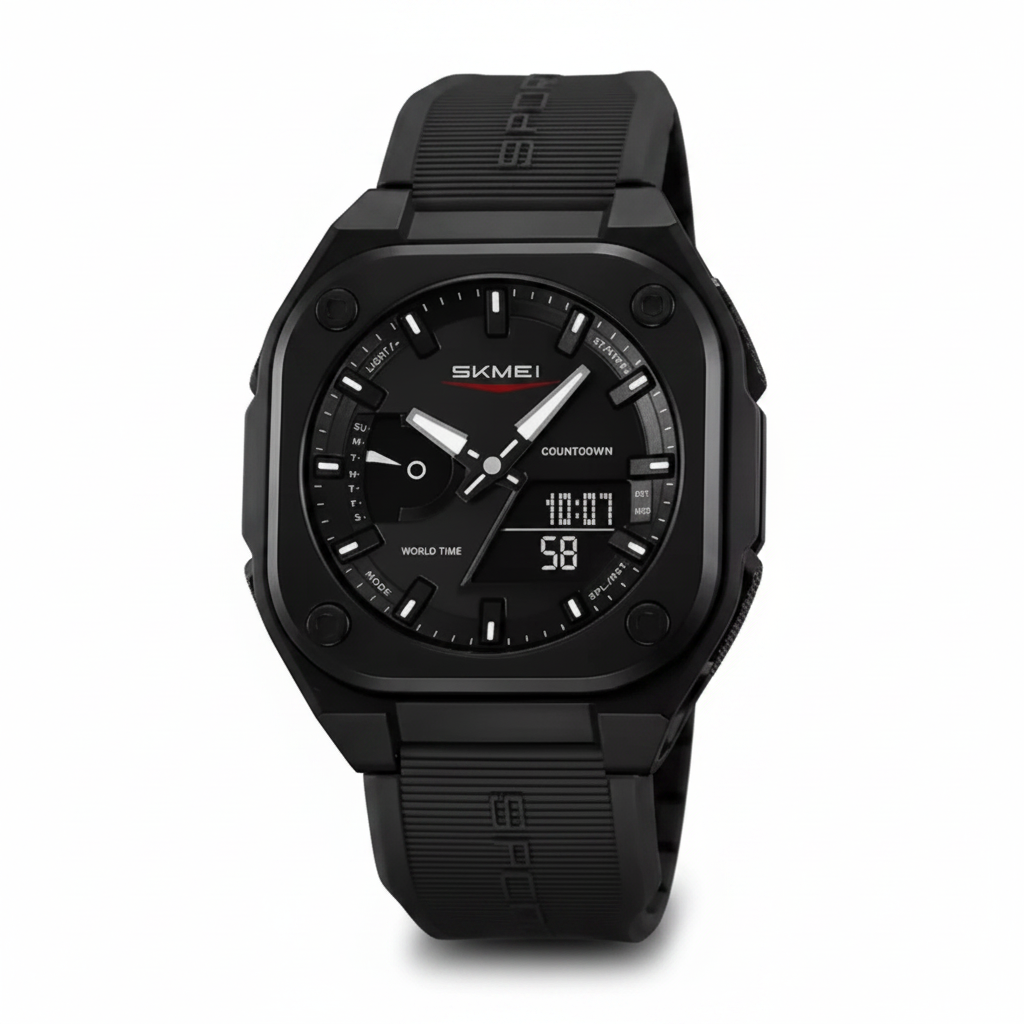 Montre SKMEI Sport Chronographe Design Octogonal