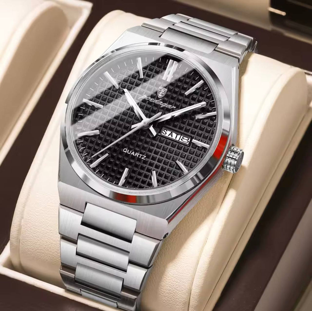 Montre Poedagar Classique Acier Inoxydable