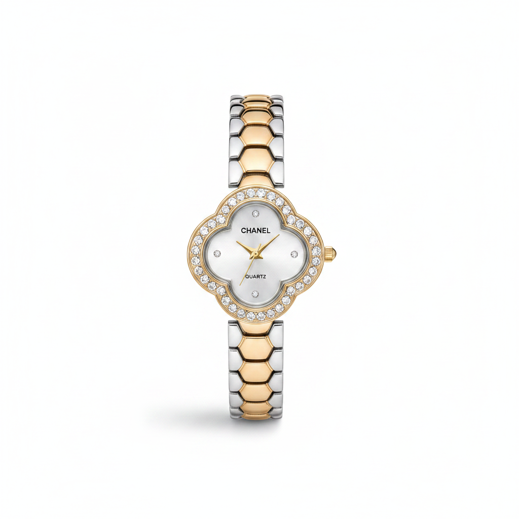 Montre Femme Chanel Trèfle Cristaux