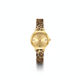 Montre IEKE Léopard Round Gold