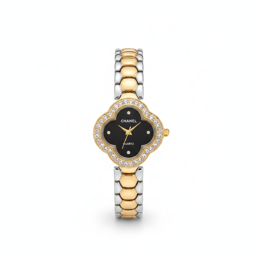 Montre Femme Chanel Trèfle Cristaux