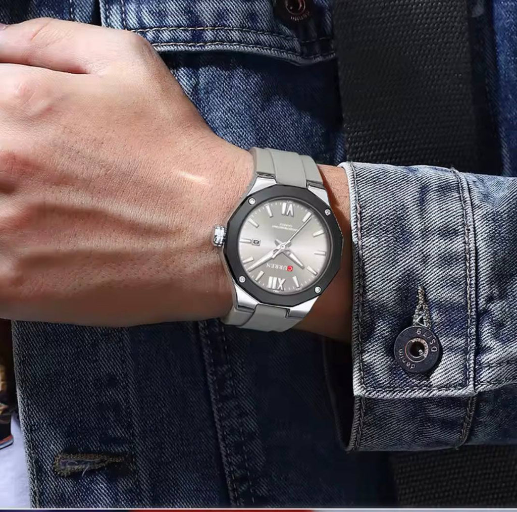 Montre Curren Octogonale Classique