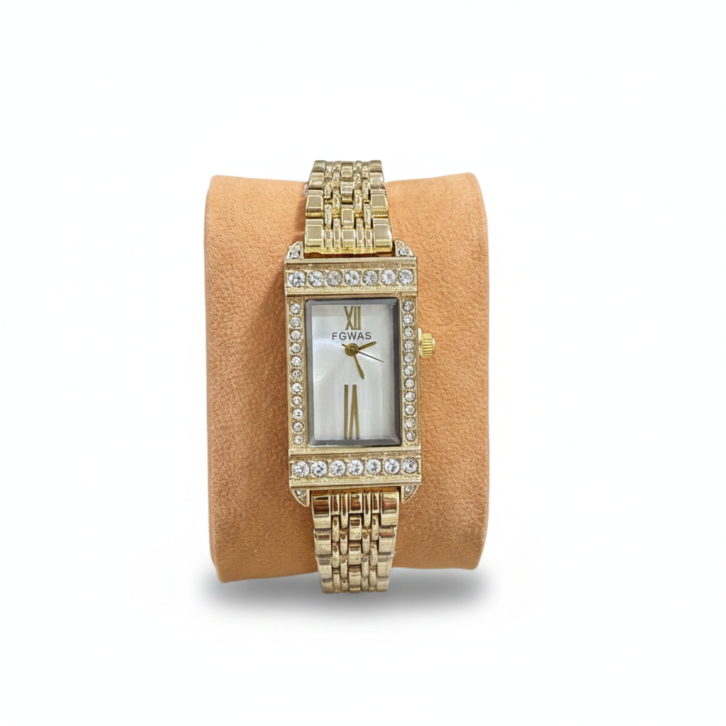 Montre Femme Rectangulaire Strass
