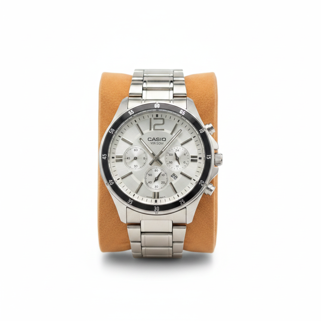 Montre Casio Chronographe Homme Bracelet Acier