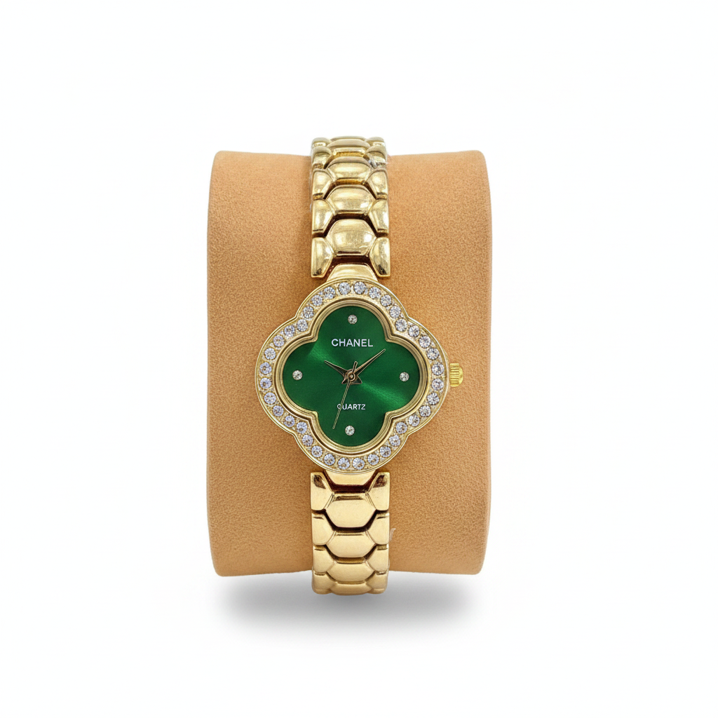 Montre Femme Chanel Trèfle Cristaux