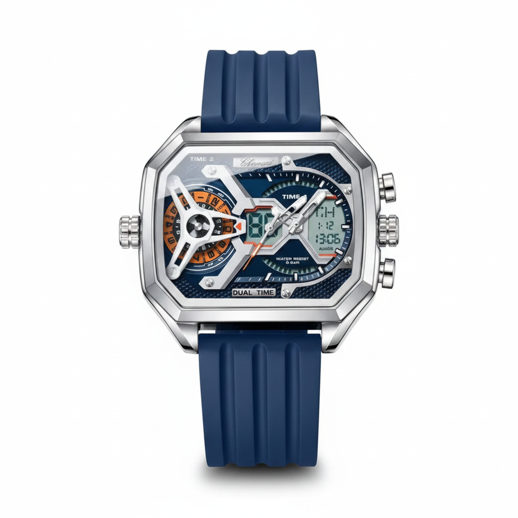 Montre Chenxi Dual Time Sport