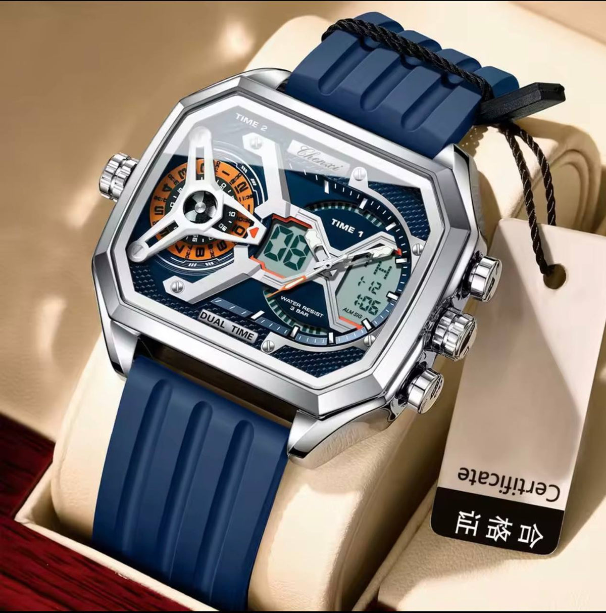Montre Chenxi Dual Time Sport
