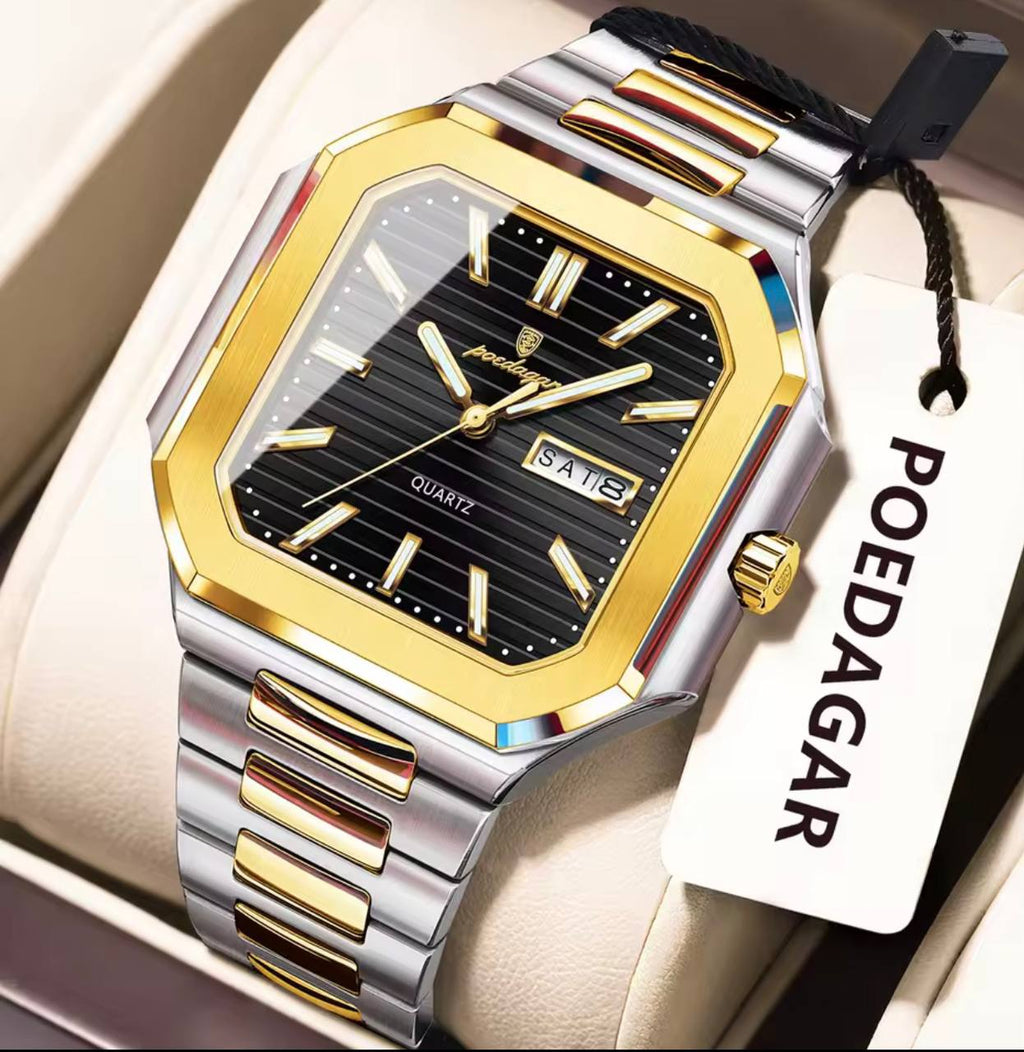 Montre Poedagar Carrée Élégante