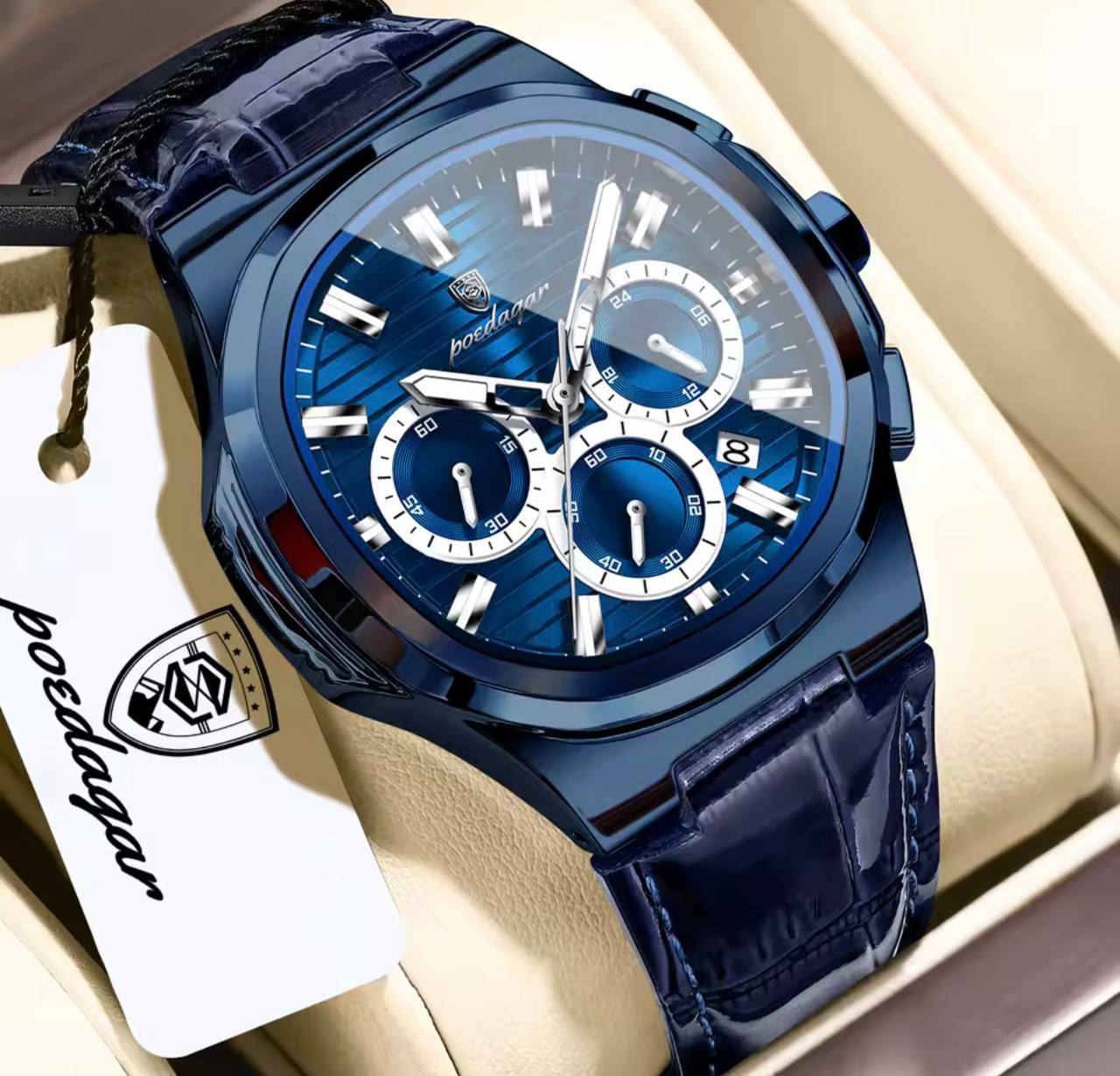 Montre Chronographe Poedagar Elite