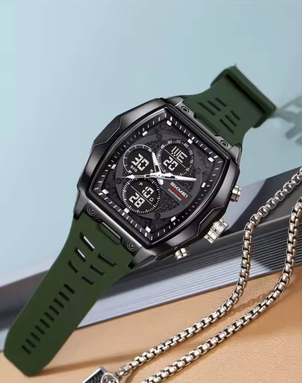Montre SKMEI Tonneau Sport Chronographe