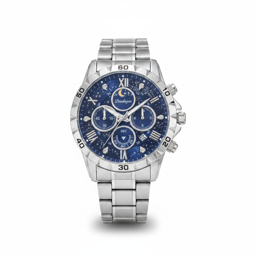 Montre Poedagar Chronographe Céleste
