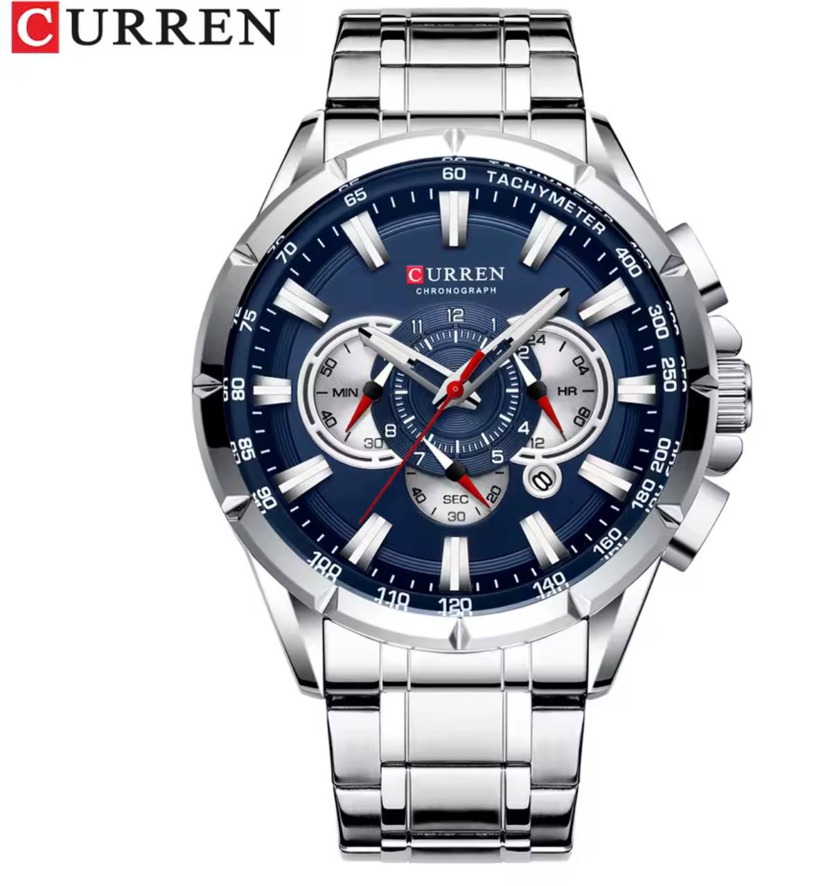Montre Curren Chronographe Acier Inoxydable