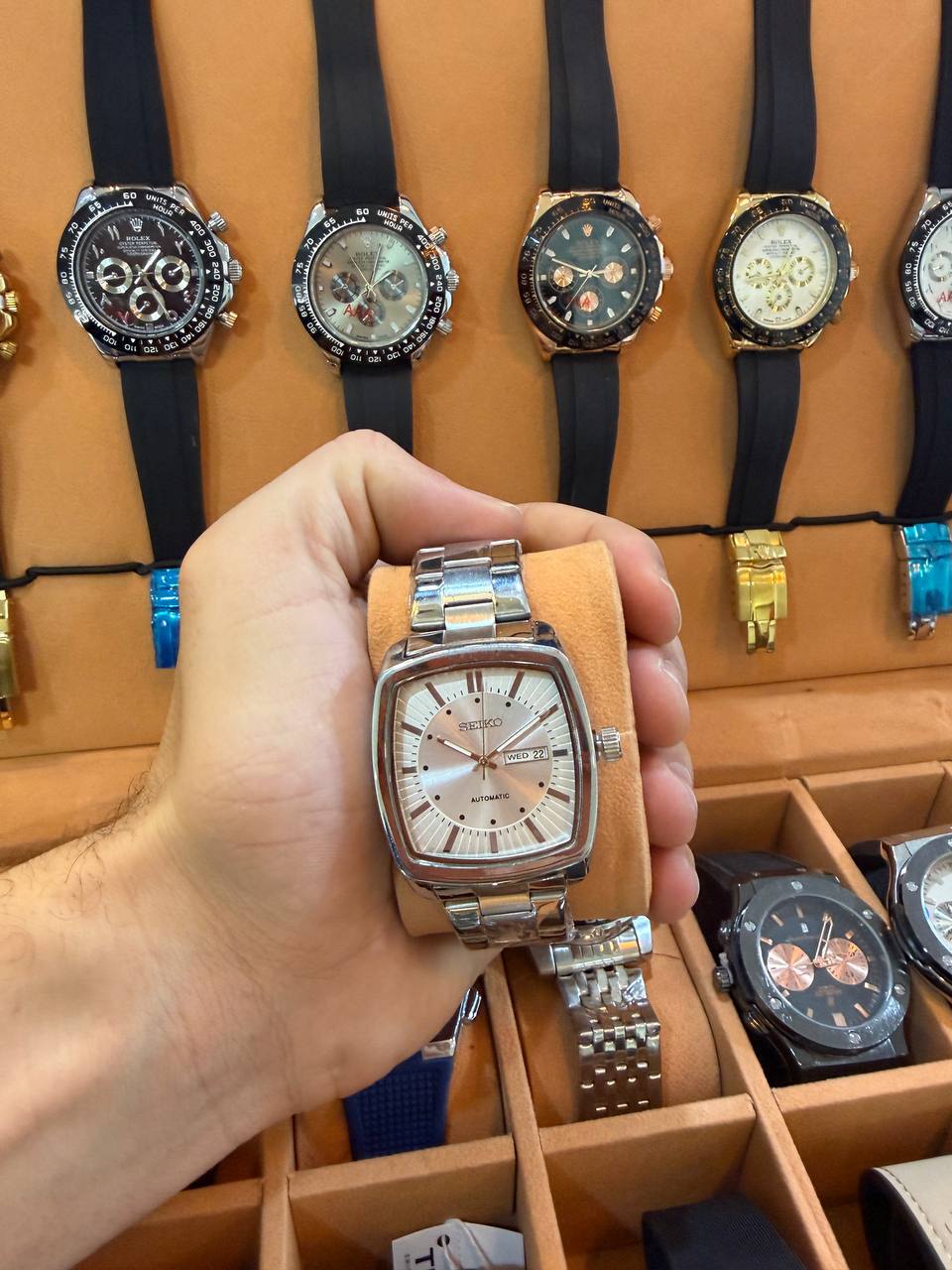 Montre Seiko Automatique Design Rétro