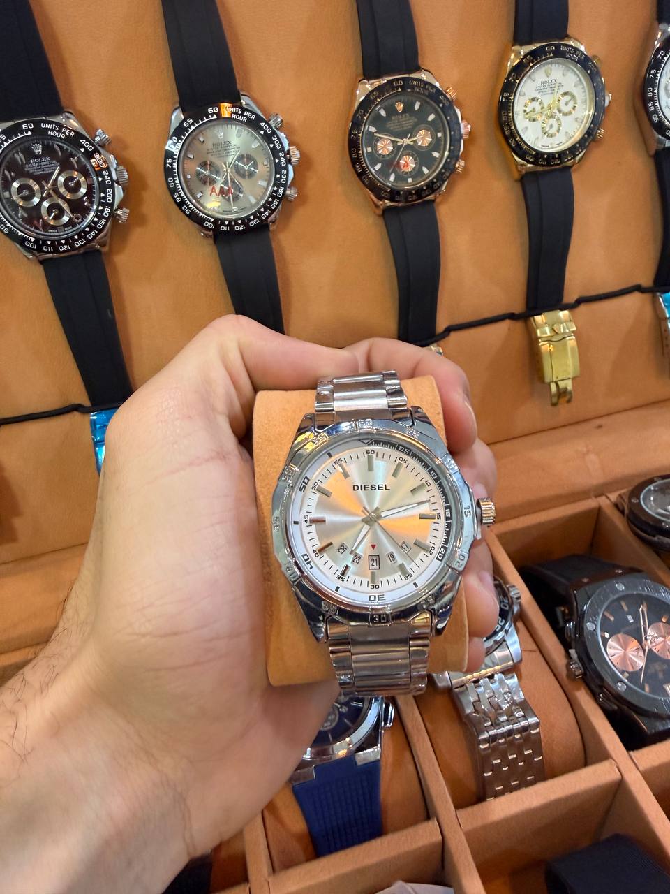 Montre Diesel Acier Dateur