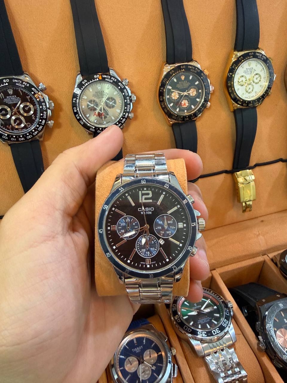 Montre Casio Chronographe Acier Inoxydable