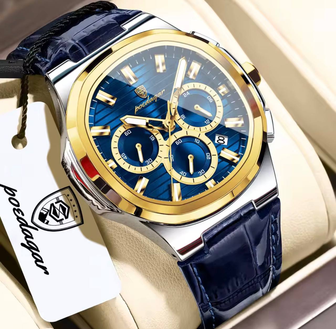 Montre Chronographe Poedagar Elite