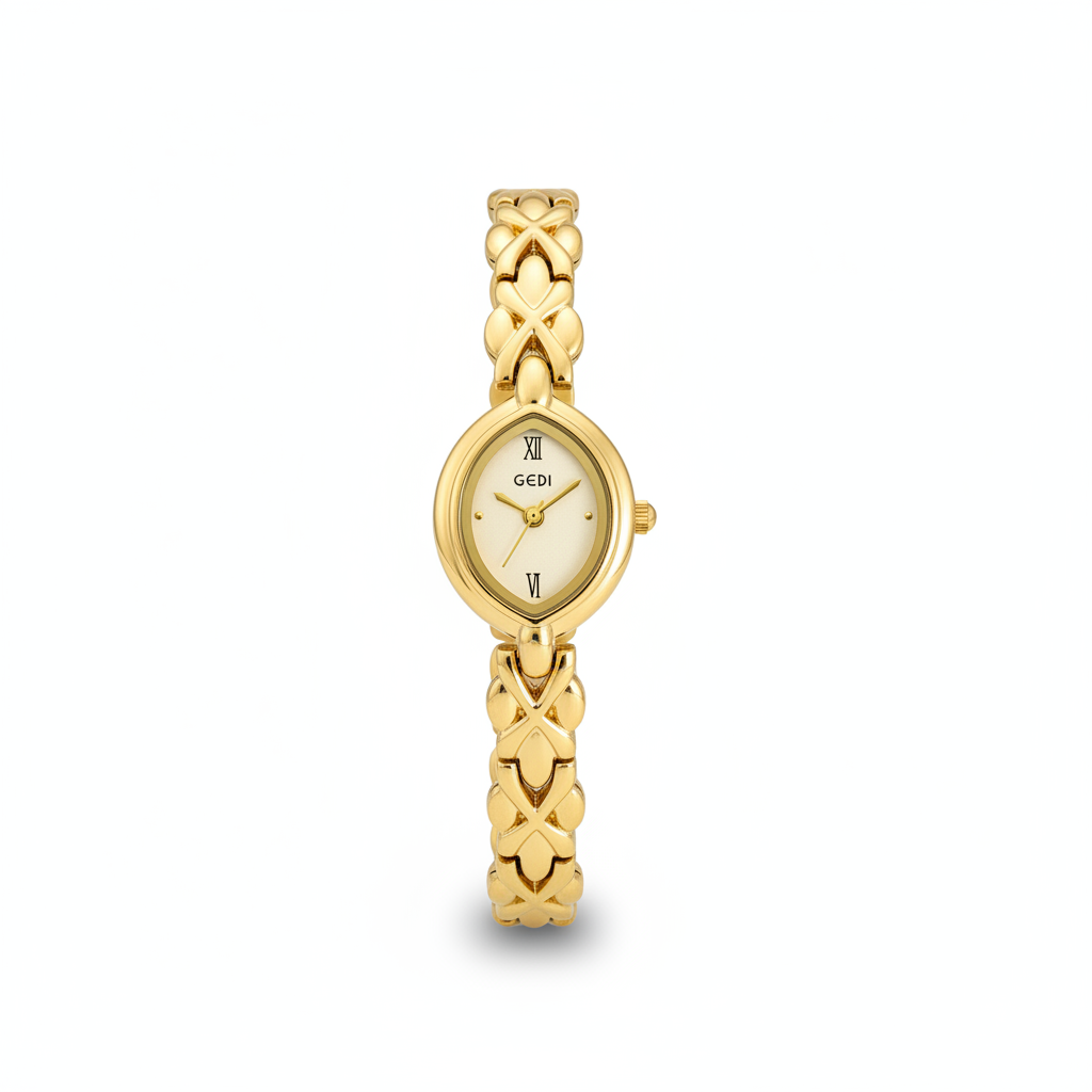 Montre GEDI Élégance Ovale Bracelet Chaîne