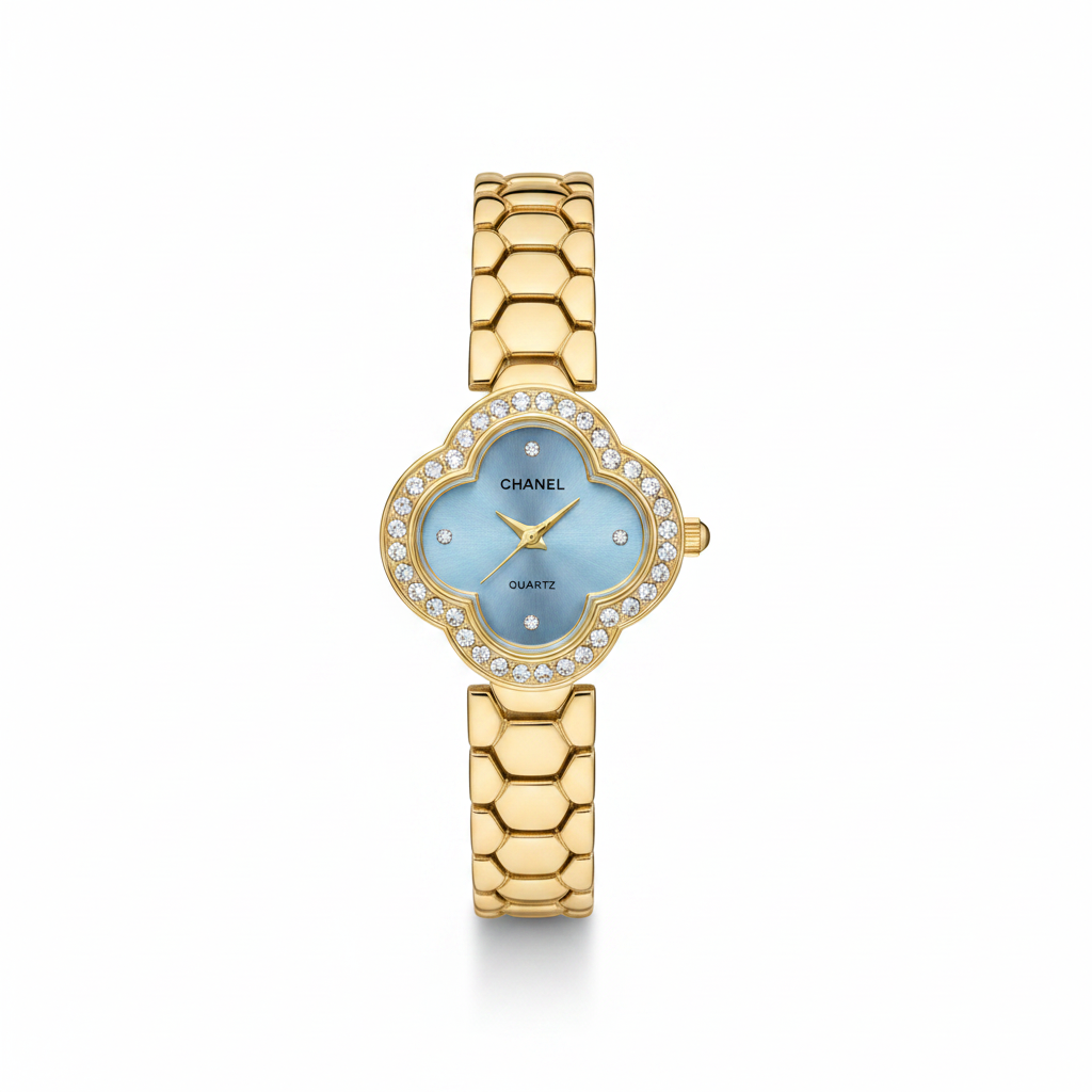 Montre Femme Chanel Trèfle Cristaux