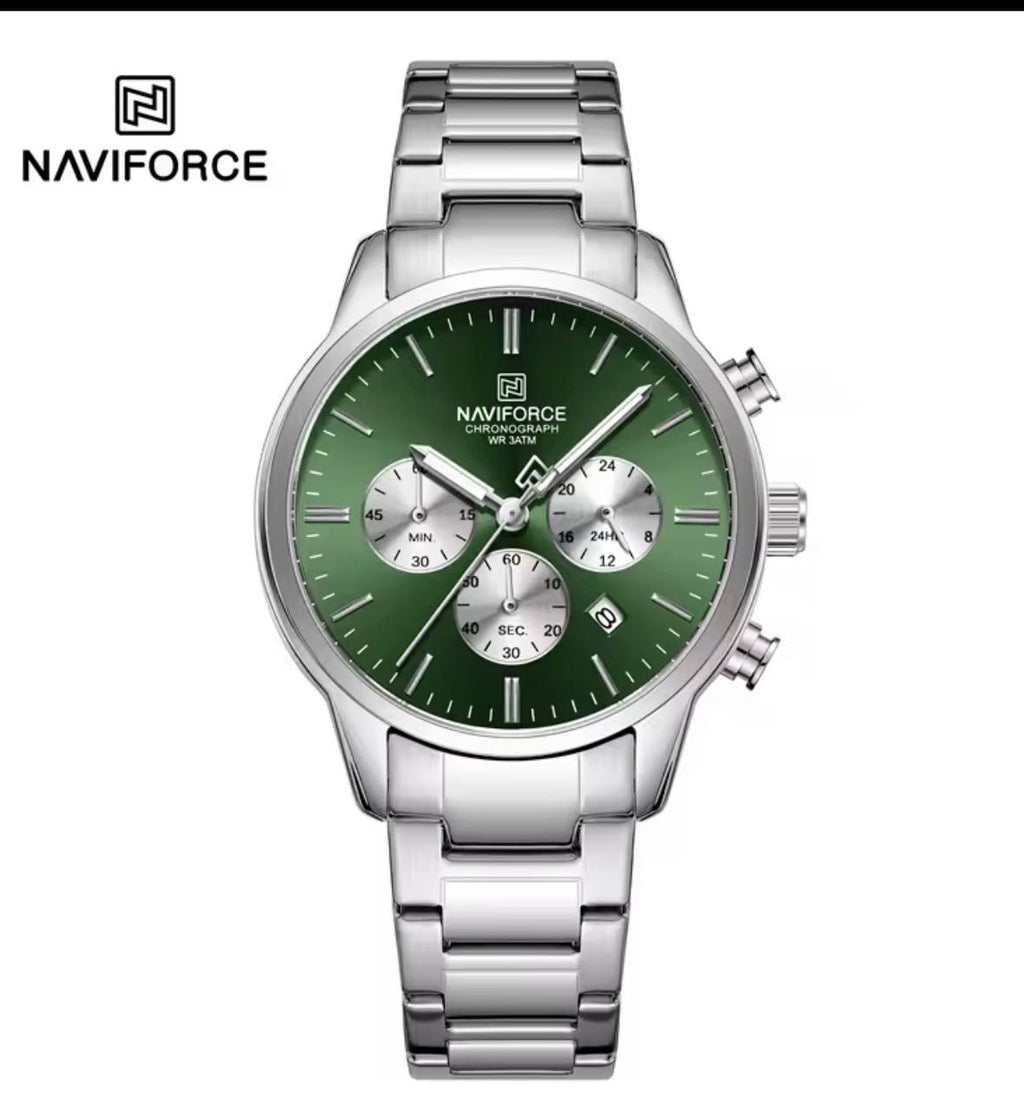 Montre Chronographe Naviforce Acier Inoxydable